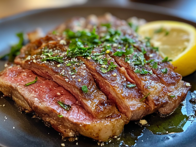 Tagliata di manzo alla brace